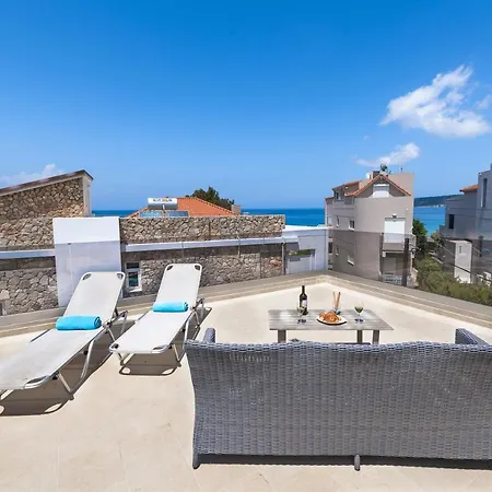 Ixia Pool Villa With Sea View Roof Top *