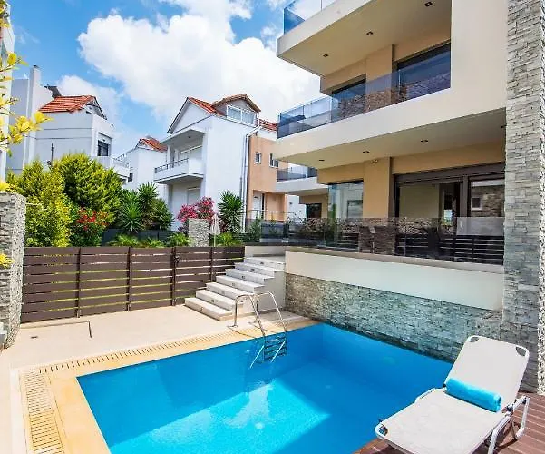 Βίλα Ixia Pool Villa With Sea View Roof Top *
