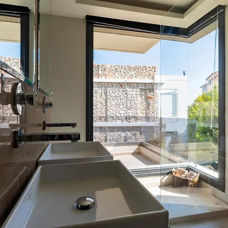 别墅 Ixia Pool Villa With Sea View Roof Top