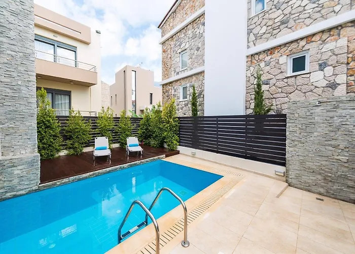 Villa Ixia Pool Villa With Sea View Roof Top
