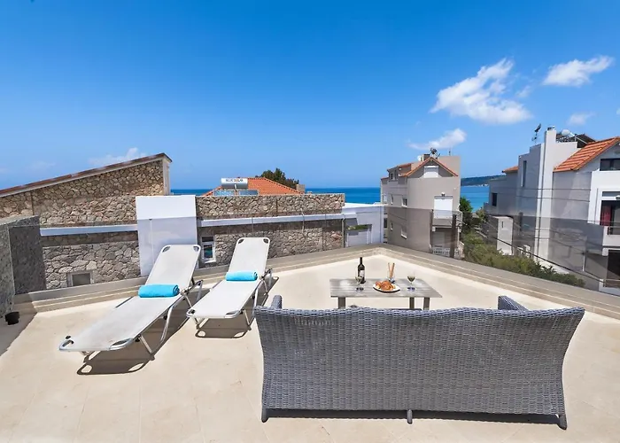 Ixia Pool Villa With Sea View Roof Top *